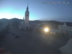 Náměstí, koste sv. Markéty