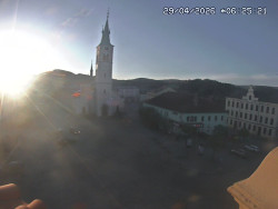 Náměstí, koste sv. Markéty