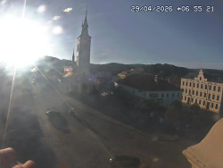 Náměstí, koste sv. Markéty