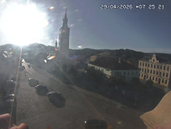 Náměstí, koste sv. Markéty