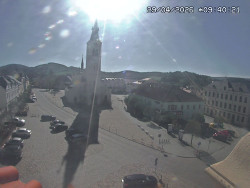 Náměstí, koste sv. Markéty