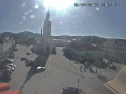 Náměstí, koste sv. Markéty