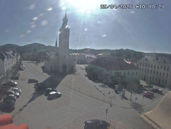 Náměstí, koste sv. Markéty