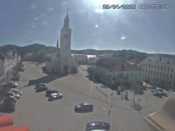 Náměstí, koste sv. Markéty