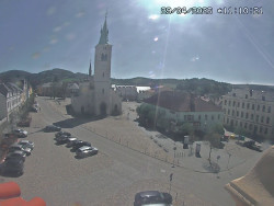 Náměstí, koste sv. Markéty