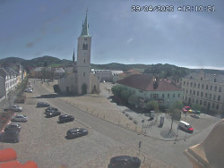 Náměstí, koste sv. Markéty