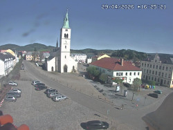 Náměstí, koste sv. Markéty