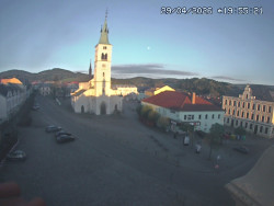 Náměstí, koste sv. Markéty