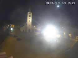 Náměstí, koste sv. Markéty