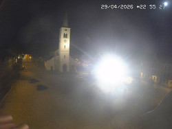 Náměstí, koste sv. Markéty