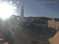 Náměstí, koste sv. Markéty