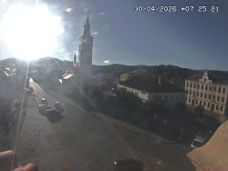 Náměstí, koste sv. Markéty