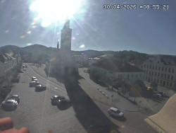 Náměstí, koste sv. Markéty