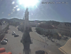 Náměstí, koste sv. Markéty
