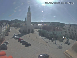 Náměstí, koste sv. Markéty