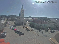 Náměstí, koste sv. Markéty