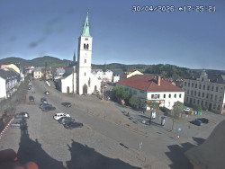 Náměstí, koste sv. Markéty