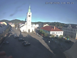 Náměstí, koste sv. Markéty