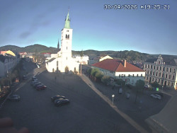 Náměstí, koste sv. Markéty