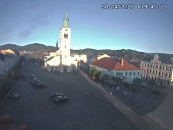 Náměstí, koste sv. Markéty