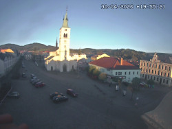 Náměstí, koste sv. Markéty