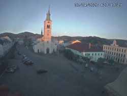 Náměstí, koste sv. Markéty