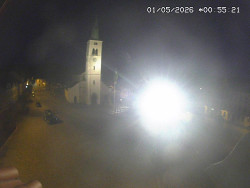 Náměstí, koste sv. Markéty