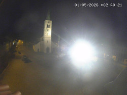 Náměstí, koste sv. Markéty