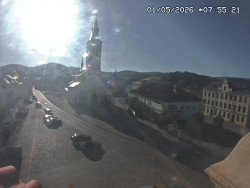 Náměstí, koste sv. Markéty