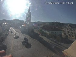 Náměstí, koste sv. Markéty