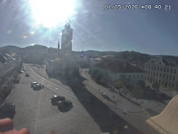 Náměstí, koste sv. Markéty