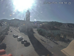 Náměstí, koste sv. Markéty