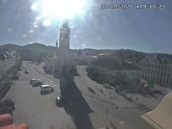 Náměstí, koste sv. Markéty