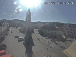 Náměstí, koste sv. Markéty