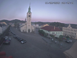 Náměstí, koste sv. Markéty