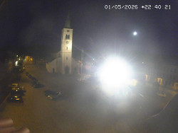 Náměstí, koste sv. Markéty