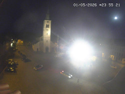 Náměstí, koste sv. Markéty