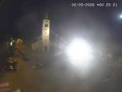 Náměstí, koste sv. Markéty