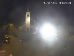 Náměstí, koste sv. Markéty