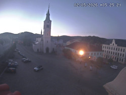 Náměstí, koste sv. Markéty