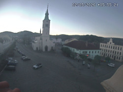 Náměstí, koste sv. Markéty