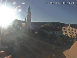 Náměstí, koste sv. Markéty