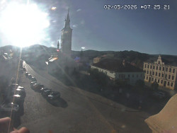 Náměstí, koste sv. Markéty