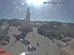 Náměstí, koste sv. Markéty