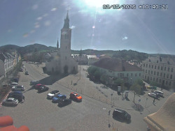 Náměstí, koste sv. Markéty