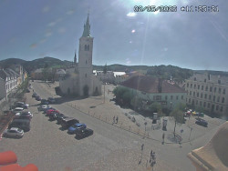 Náměstí, koste sv. Markéty