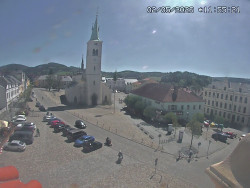 Náměstí, koste sv. Markéty