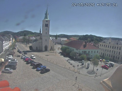 Náměstí, koste sv. Markéty
