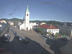 Náměstí, koste sv. Markéty