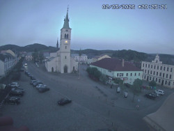 Náměstí, koste sv. Markéty